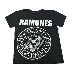 Ramones Vintage 2008 Black 1234 T-Shirt Men's Size Large Short Sleeve Band Music